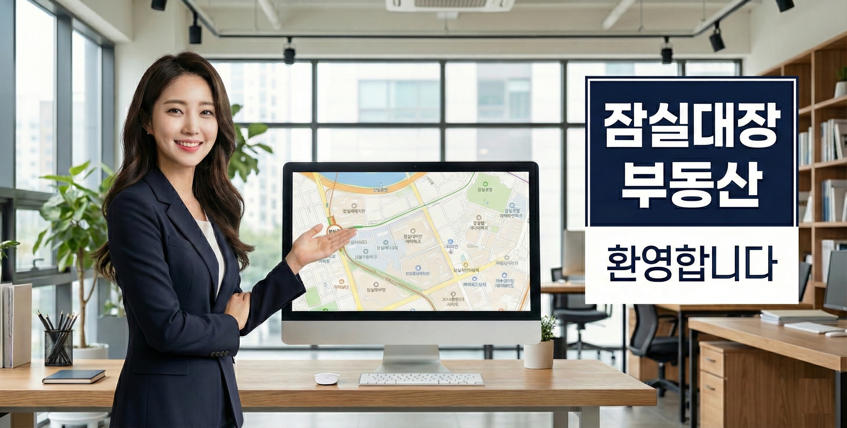 잠실대장 부동산 환영 배너